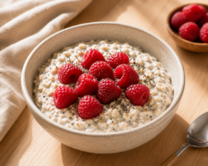 high fiber meals on a budget ingredients flatlay